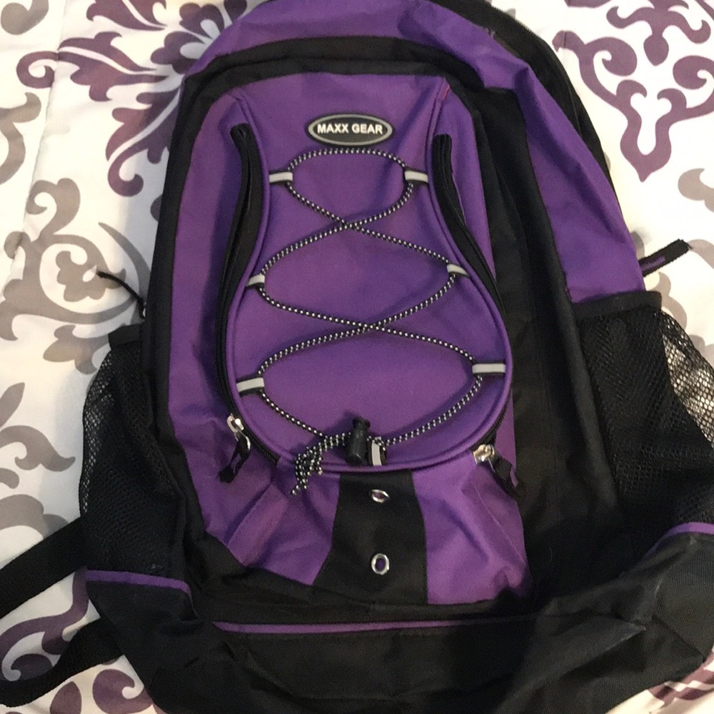 Maxx Gear Purple Backpack